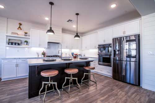Calistoga community kitchen interior