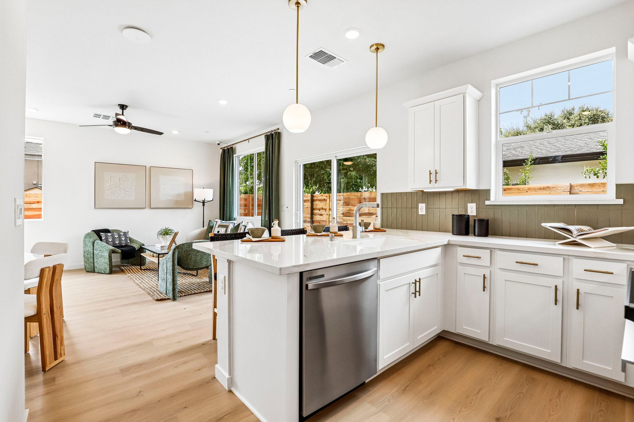 Courtyards at Cotton Lane — Open kitchen to great room