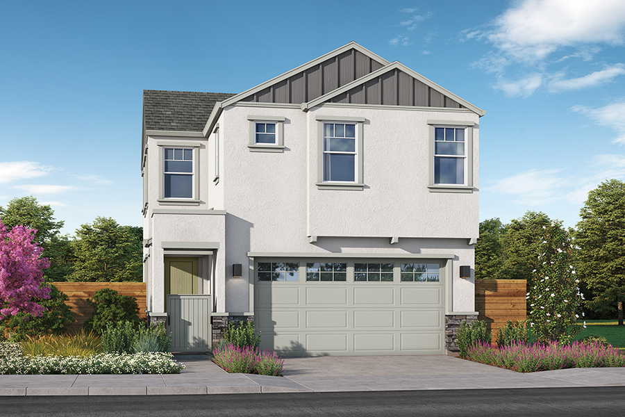 Mirabel Plan 3 — Bungalow exterior elevation