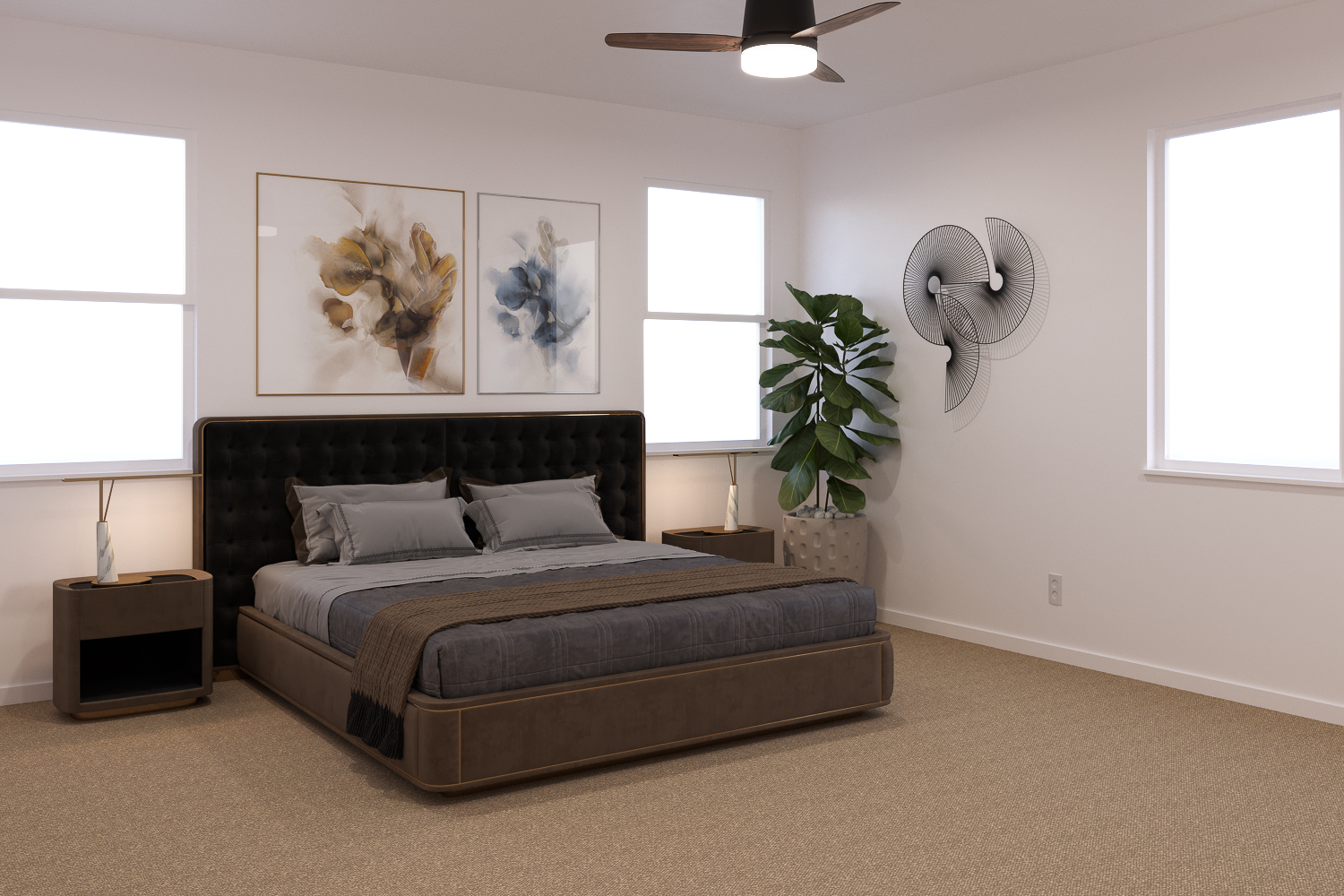 Gainey Plan 1 — Bedroom