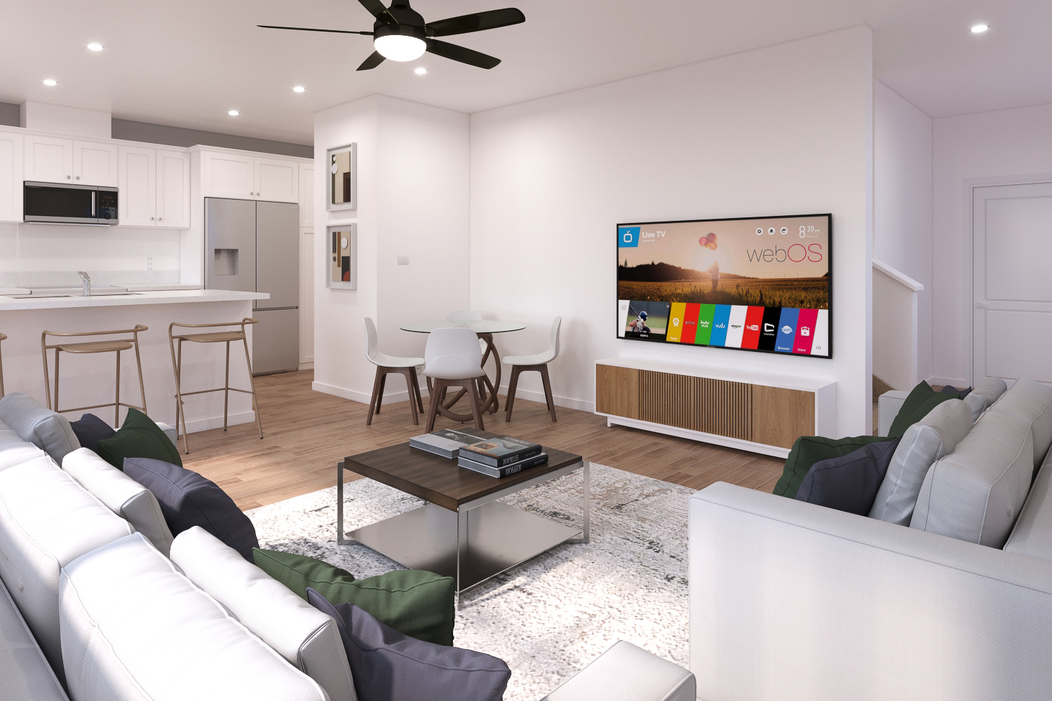 Mirabel Plan 3 — Living Room